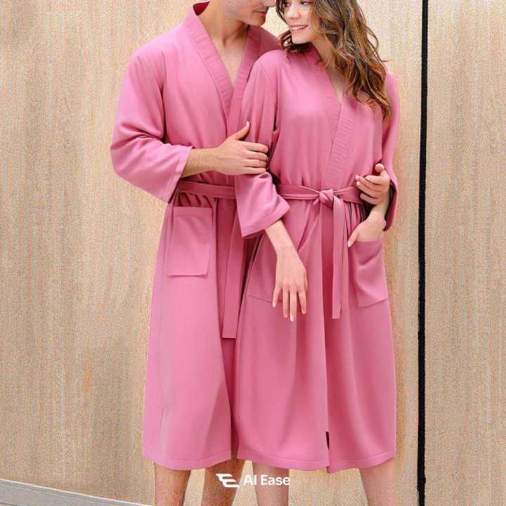 Premium%20Waffle%20Knit%20Unisex%20Bathrobe%20%E2%80%93%20Lightweight%20Knee-Length%20Spa%20Set%20-%20Image%206