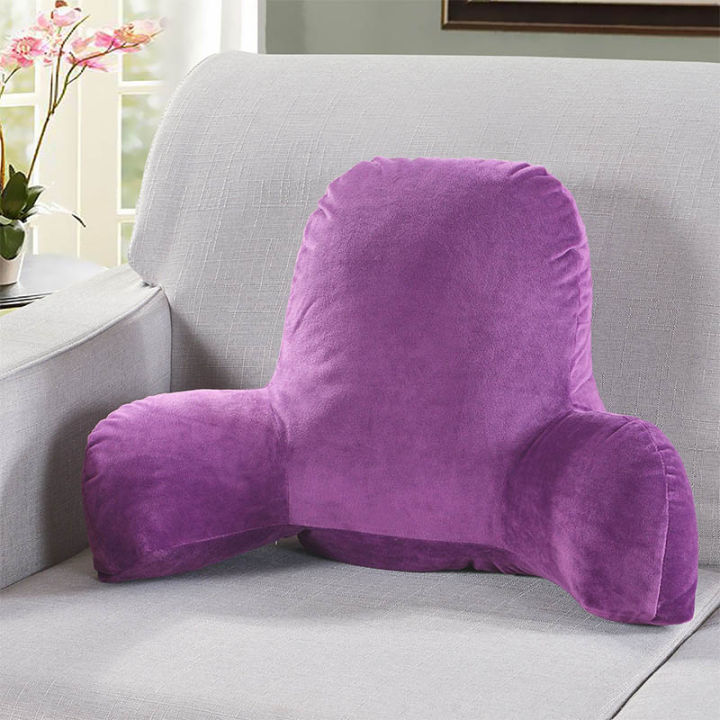 Pillow%20Back%20Cushion%20With%20Arm%20Support%20Bed%20Reading%20Rest%20Waist%20Chair%20Car%20Seat%20Sofa%20Lumbar%20Velvet%20Backrest%20-%20Image%204