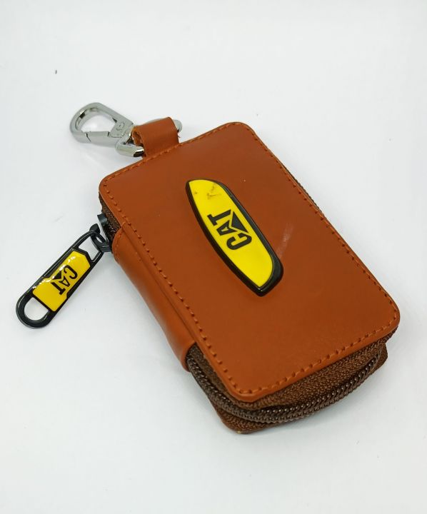 Leather%20Key%20Ring%20Holder%20Black/%20Chocolate.%20-%20Key%20Ring%20-%20Image%204