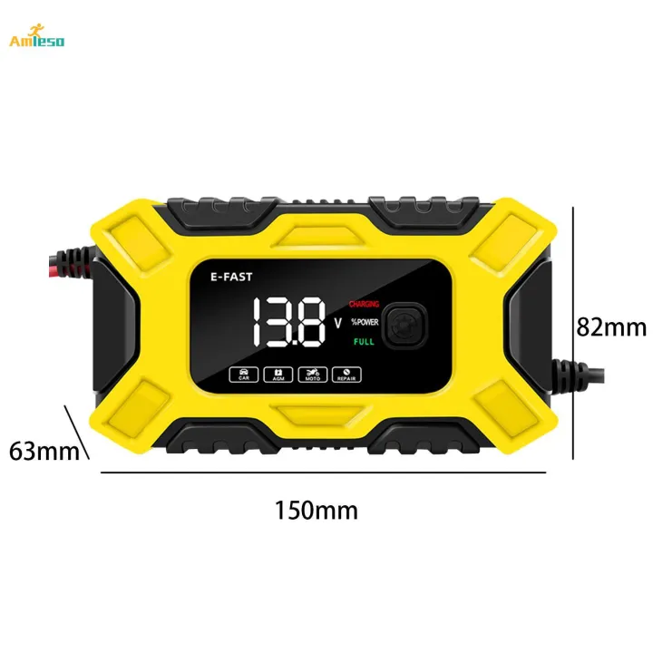 Smart%20Car%20Battery%20Charger%20Trickle%20Charger%20Protection%20Versatile%20Battery%20Maintainer%20for%20Yellow%20-%20Image%209