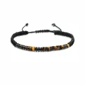 I love you Morse Code Bracelet Send Son to Family Tiger's Eye Morse Code Bracelet for Men and Women. 
