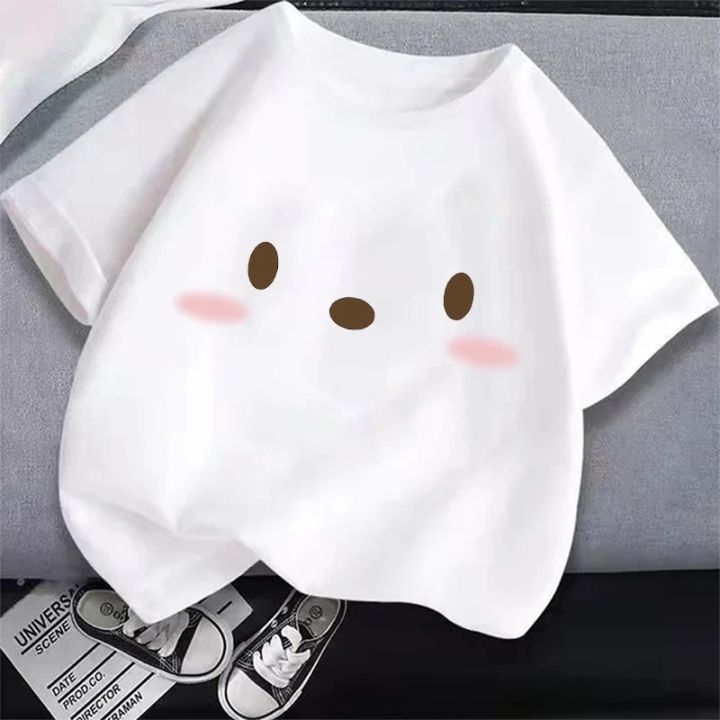 korean%20Hello%20Kitty%20Children%20Clothing%20Anime%20Sanrio%20Girls%20T-shirt%20Cartoon%20Melody%20Kuromi%20Summer%20Cute%20Top%20Cotton%20Kids%20Short%20Sleeves%20-%20Image%202