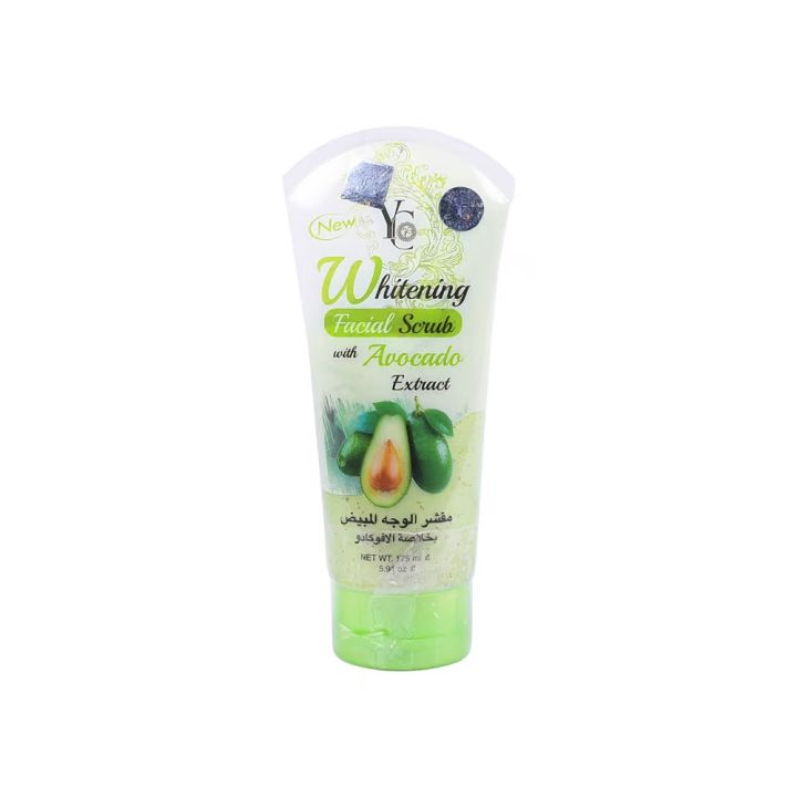 International Thailand product Skin care YC Whitening Avocado Extract face Scrub used for male/female - 175 ml