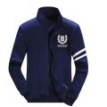 Blue and white Stylish Jacket For Man.