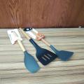 3 pcs Silicone Spatula Wooden Handle Non-Stick Kitchen Utensils. Kitchen Heat Resistant Silicone Spatula Multicolor. CD:360.. 