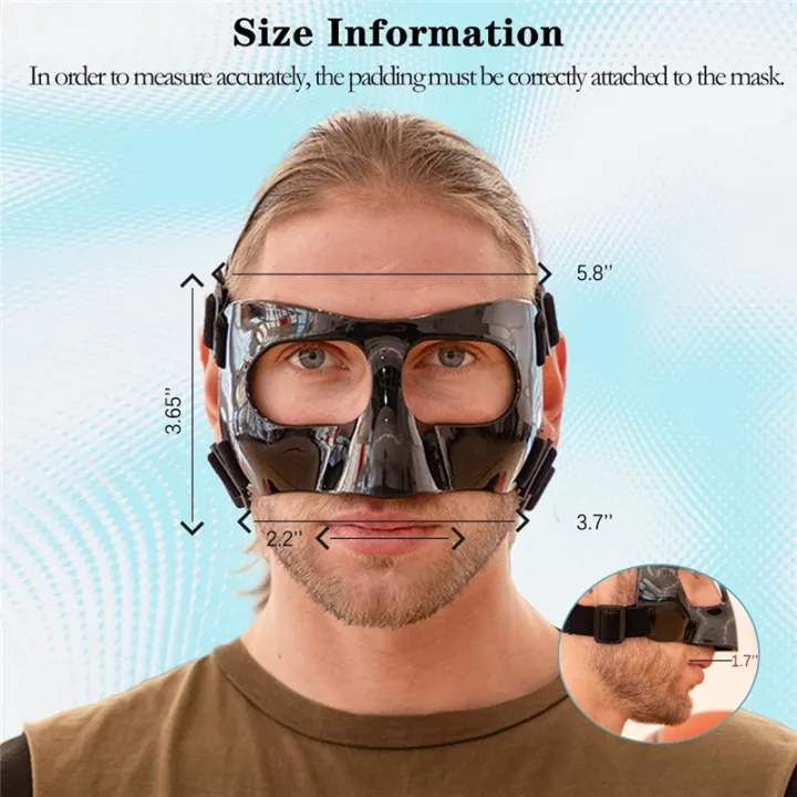 Sports%20Face%20Guard,%20Nose%20Guard%20for%20Broken%20Nose,%20Basketball%20Football%20Softball%20Training%20Face%20Protect%20Shield,%20Easy%20to%20Use%20Black%20Close%20-%20Image%202