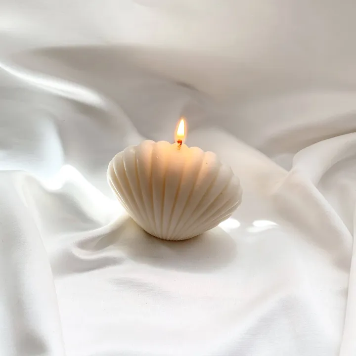 BDYD%203%20pcs%20Seashell%20cute%20candle%20~%20home%20decor%20candle%20night%20dinner%20Large%20-%20Image%205