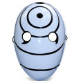 Naruto, Halloween Mask, Anime, COS, Costume Props, Uchiha Obito, Single Hole Afei Costume. 