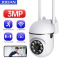 JOOAN 3MP PTZ IP Camera Color Night Auto Tracking CCTV IP WiFi Camera Security Camera Home Surveillance Camera Baby Monitor. 