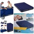 INTEX Portable Double (1Person)  Inflatable Air Bed with Free Electric Pumper. 
