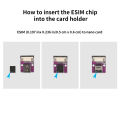 ESIM to Nano SIM Expansion Cable ESIM Card Adapter Conversion Board ESIM Lab Test ESIM Conversion Card Holder No Soldering Requi.