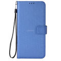 Vantime for Realme C51 / C53 / Narzo N53 / Note 50 PU Leather Wallet Case Cards Holder Flip Cover Diamond Pattern. 