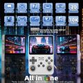 R36S Handheld Game Console, 3.5-inch IPS Screen, 32GB Linux System, 11 Emulator, 64GB TF Card - Grey.