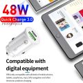 New 48W USB Type C Car Charger QC3.0 Quick Charge for iPhone 14 13 Samsung USB Charger.