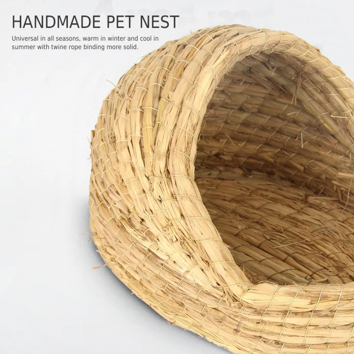 Rabbit%20Grass%20House%20Hamster%20Grass%20Nest%20Robust%20Handwoven%20Grass%20Tunnel%20Hut%20Sleeping%20Nest%20-%20Image%206