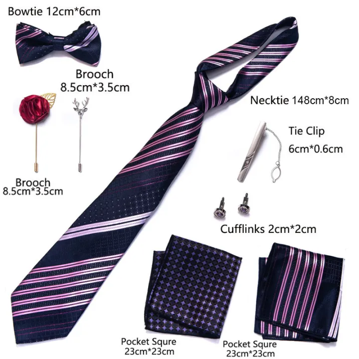 Mens%20Luxury%20Tie%20Set%20Box%20Fashion%20Business%20Striped%20Necktie%20Square%20Scarf%20Combination%209P%20Set%20Box%20-%20Image%204
