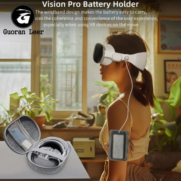 VR Headset Mobile Battery Arm Holder Mobile Arm Sleeve Cell Phone Arm Band Compatible For Vision Pro VR Battery