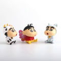【selevn roind】Crayon Shin Chan Action Figure Japanese Kawaii Figurines Collectibles Cartoon Movie Peripheral Toy Gifts for Children Kawaii Toy.