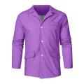 Shirt Jacket Loose Suit Top Men Suit Collar Button Solid Color Cotton Linen Suit Spring Summer Casual Blazers Men Clothing.