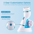 4 in 1 Electric Wash Brushes Facial Cleansing Toothbrush Sonic for Face Exfoliating Washing Brush Cleanser Beauty Skin Care Tool OutlierO. 