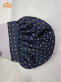 Black Polka Dot Signature Pocket Square for Men.