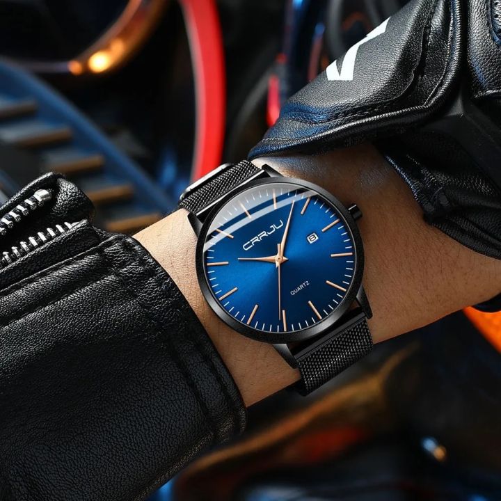 CRRJU%20Fashion%20Mens%20Watches%20Ultra%20Thin%20Quartz%20Watch%20Men%20Casual%20Slim%20Mesh%20Steel%20Waterproof%20Sport%20Watch%20Black%20Relogio%20Masculino%20-%20Image%206
