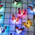 Butterfly shaped home decorating wall light | Color changing LED Wall Sticker. 