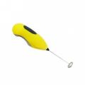 Foamy Coffee Drink Frother - Yellow. 