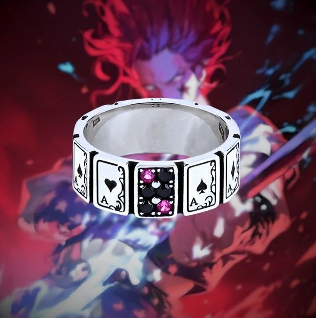 Hunter%20X%20Hunter%20Hisoka%20Joker%20Anime%20Adjustable%20Size%20S925%20Stainless%20Steel%20Rings%20For%20Men%20-%20Image%202