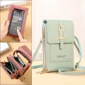 Touch Screen Cell Phone Women Bags Soft Leather Wallets Hand Purses Crossbody Bags for Women Small Handbag Cheap Women's Bags.