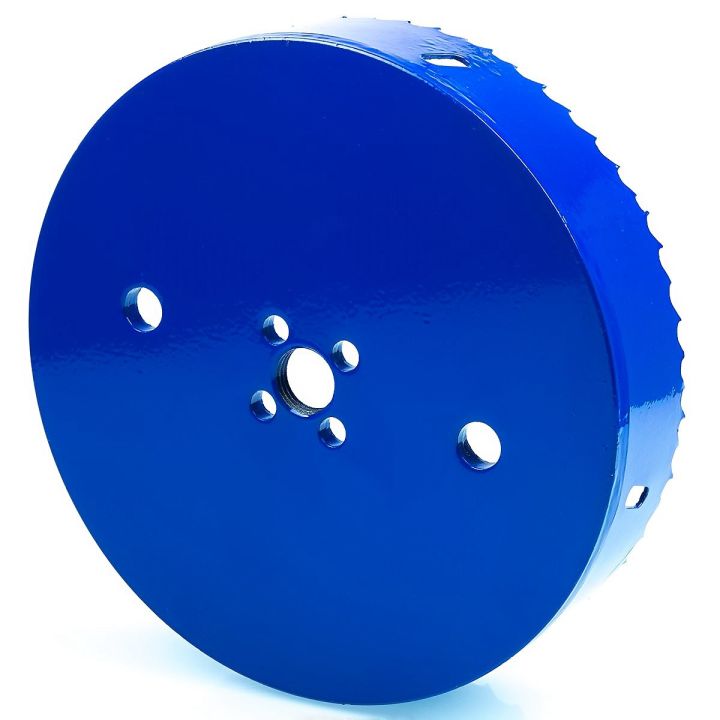 Durable%206%20Inch%20152%20Mm%20Hole%20Saw%20Blade%20for%20Cornhole%20Boards/Corn%20Hole%20Drilling%20Cutter%20&%20Hex%20Shank%20Drill%20Bit%20Adapter%20(Blue)%20-%20Image%204
