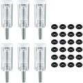 (New)JDXHLAU Airlock for Fermenting,Fermentation Airlock with ilicone Grommet, for Preervation,Brewing,, , auerkraut.