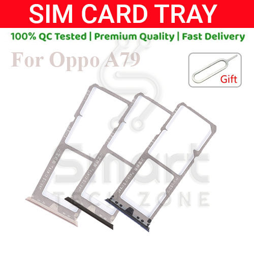 Oppo A79 Sim Tray Micro SD Card Slot with Sim Ejector Pin Replacement Part