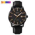 Time Beauty Skmei Leisure Business Waterproof Quartz Fashion Thin Men's Watch. 