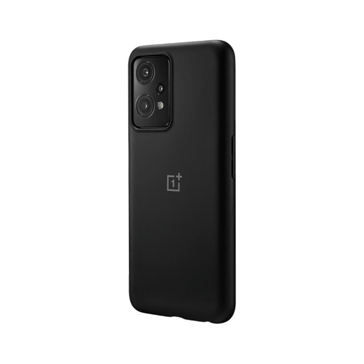 OnePlus%20Nord%20CE%202%20Lite/%20Realme%20V25/Q5/%20Realme%209%205G,%20Slim%20Fit%20Silky%20And%20Soft%20Touch%20Finish%20Silicone%20Matte%20Finish%20TPU%20-%20Black%20(With%20Logo)%20-%20Image%203