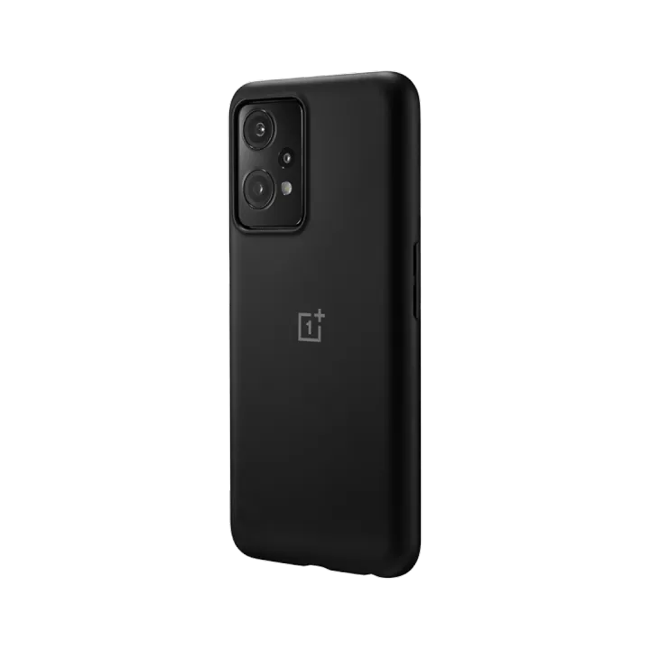 OnePlus%20Nord%20CE%202%20Lite/%20Realme%20V25/Q5/%20Realme%209%205G,%20Slim%20Fit%20Silky%20And%20Soft%20Touch%20Finish%20Silicone%20Matte%20Finish%20TPU%20-%20Black%20(With%20Logo)%20-%20Image%203