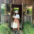 Women's Casual Handbag Reusable Bag Literary Handbag Designer Handbag Ins Cloth Bag Canvas Totes Shoulder Bag.