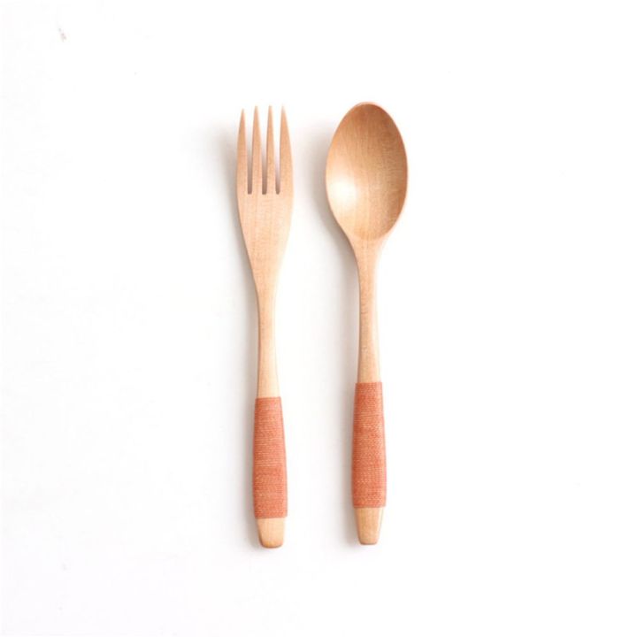 Handmade%202PCS%20Kitchen%20Supplies%20Rice%20Utensil%20Soups%20Dinnerware%20Sets%20Spoon%20Tableware%20Fork%20-%20Image%209