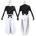 Jujutsu Kaisen Toji Fushiguro Cosplay Costume Anime Fushiguro Toji Cosplay Uniform Top Pants Suit Halloween Costume for Men.