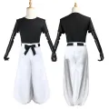 Jujutsu Kaisen Toji Fushiguro Cosplay Costume Anime Fushiguro Toji Cosplay Uniform Top Pants Suit Halloween Costume for Men.