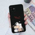 Cover For Samsung A04 A04E A04S Cool Bear Liquid Silicone Full Protection Phone Case For SamsungA04E GalaxyA04 A04 S Coque Funda. 