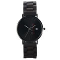 Cross border waterproof quartz wood watch in stock, commercial luminous large dial, wooden watch wholesale, one piece for shipping.