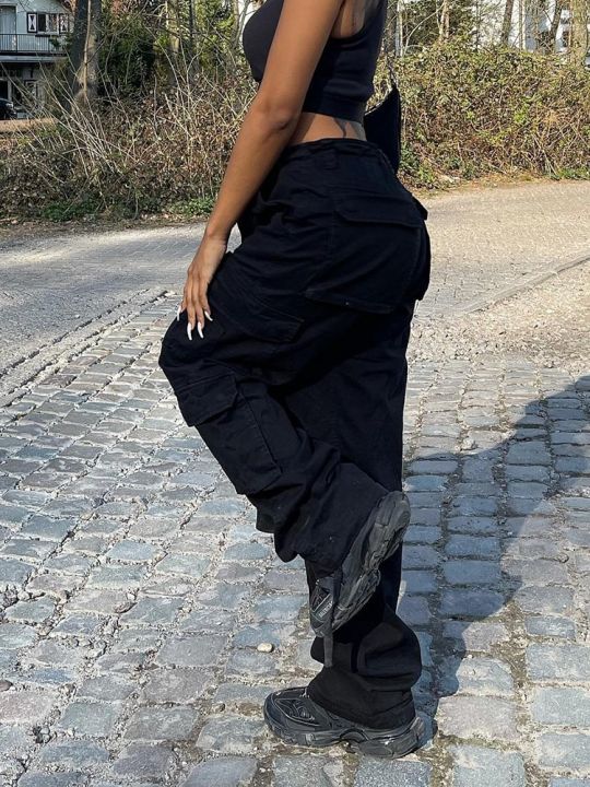 Women%20High%20Waist%20Wide%20Leg%20Baggy%20Jeans%20Side%20Pocket%20Vintage%20Y2K%20Cargo%20Pants%20Boyfriend%20Loose%20Trousers%20Streetwear%20Fashion%20Overalls%20-%20Image%208