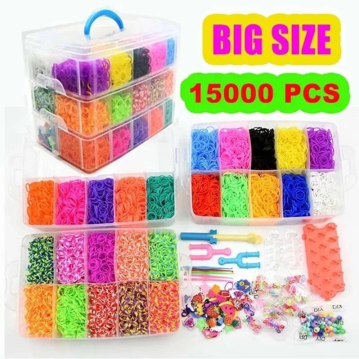 Rubber%20Bands%20DIY%20Weaving%20Tool%20Box%20Creative%20Set%20Elastic%20Silicone%20Bracelet%20Kit%20Kids%20Toys%20for%20Children%20Girls%20Gift%20-%20Image%203