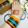 Reshmi kacher churi kachbala for women - 6 pis.