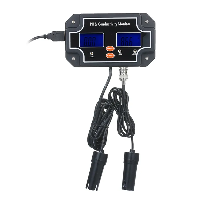 KOGEEK%202%20in%201%20Water%20Quality%20Tester%20pH/EC%20Meter%20Waterproof%20Double%20Display%20Tester%20Black%20PH/EC-2681%20-%20Image%202