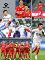 KELME Men's Football Uniform Soccer Jerseys Custom Men Tracksuit Sportswear Short Sleeves Jersey Soccer Shorts Suit 9151ZB1004.
