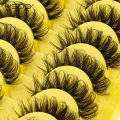 YSDO False 3D Mink Half Eyelashes 3-10 Pairs Eyelash Extension Natural Long Makeup Maquilagem Half Lashes Soft Faux Cils.