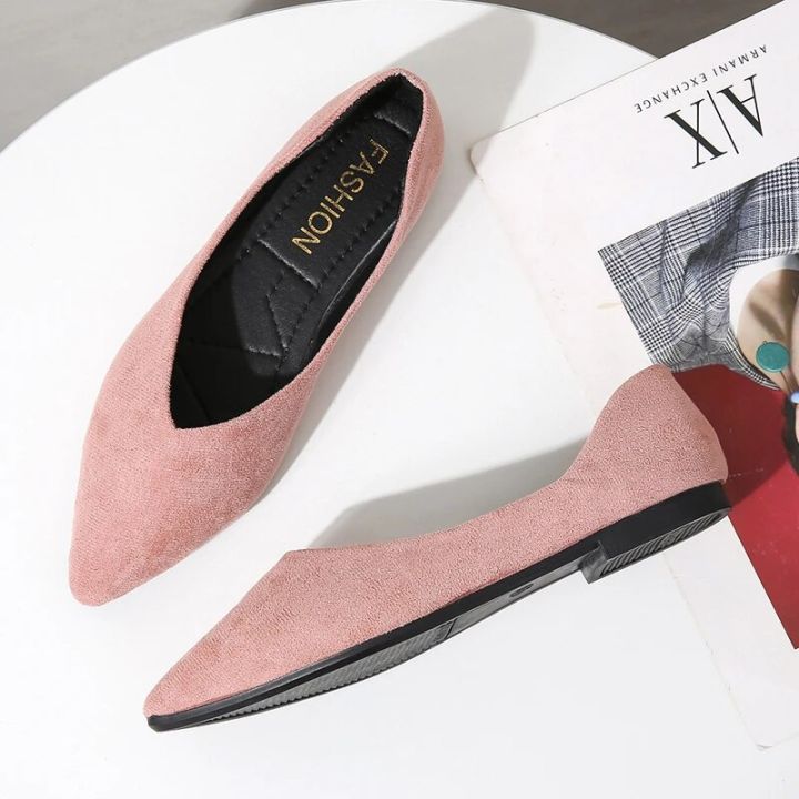 Light%20Loafers%20Ladies%20Knitted%20Fabric%20Ballet%20Flats%20Nubuck%20pointed-toe%20lightweight%20women%20shoes%20-%20Image%203