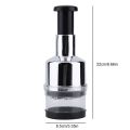 Kitchen Manual Food Chopper Handheld Slap Press Chopper Mincer for Onions Garlic Nuts Efficient Garlic Onion Peeling Artifact.